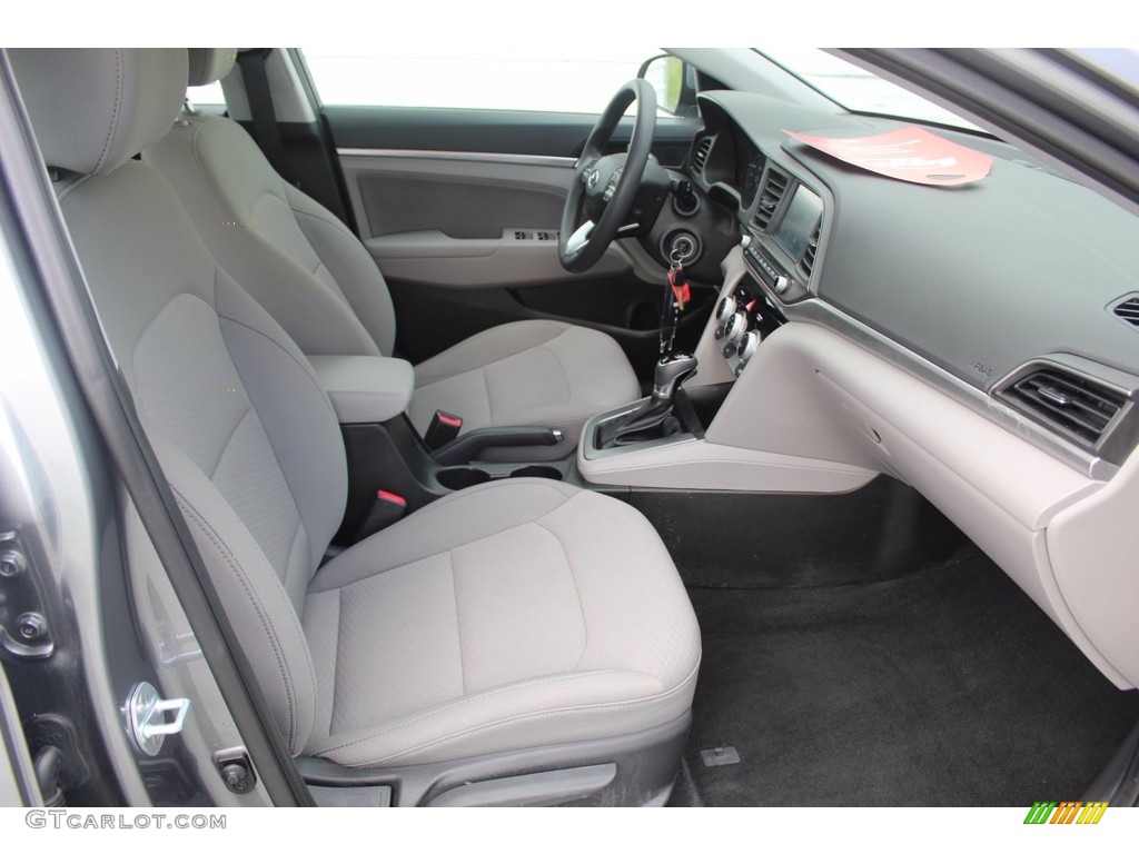2019 Elantra SEL - Machine Gray / Gray photo #28