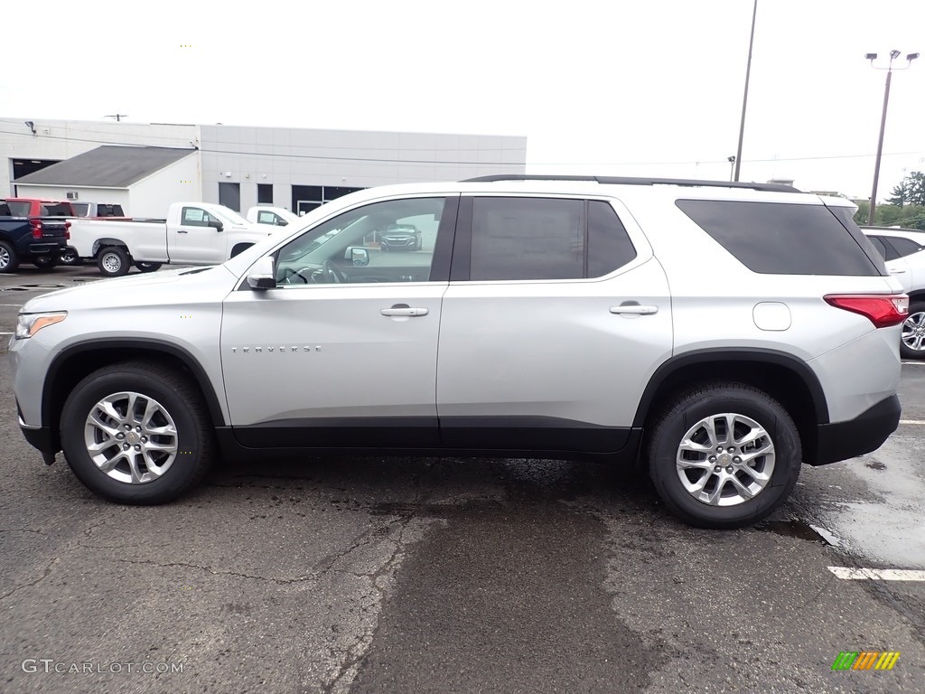 Silver Ice Metallic 2020 Chevrolet Traverse LT AWD Exterior Photo #138971496