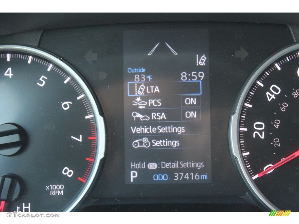 2019 RAV4 LE - Silver Sky Metallic / Black photo #14