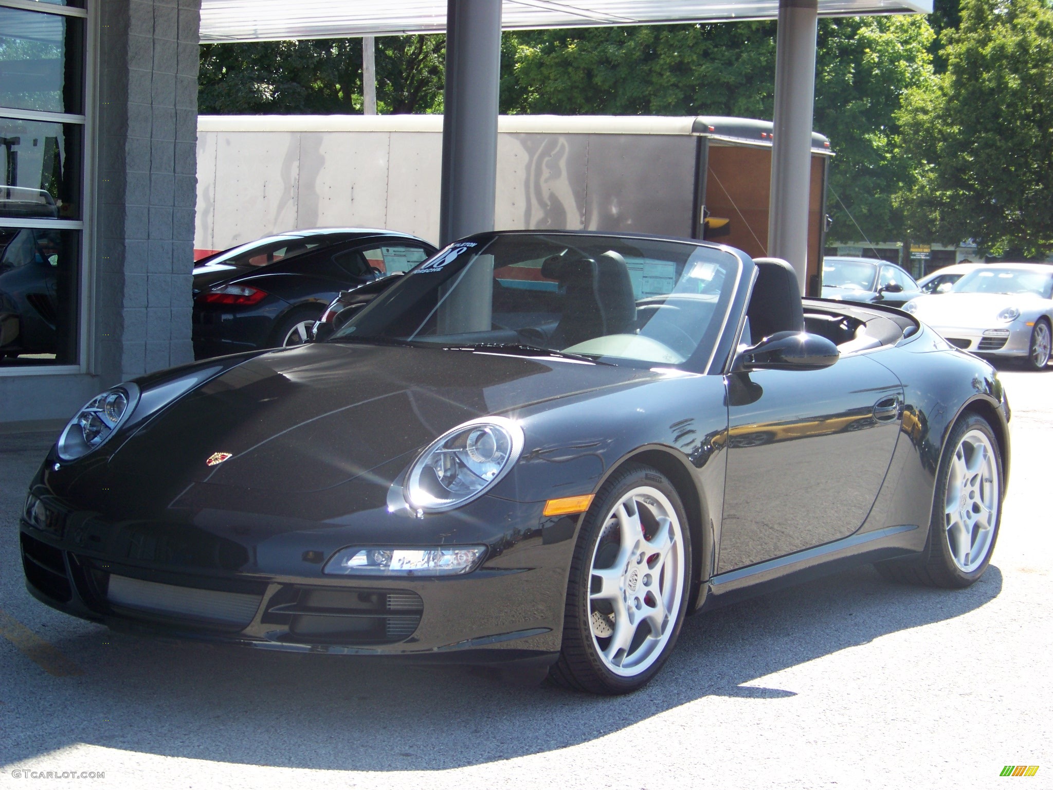 2008 911 Carrera S Cabriolet - Black / Black photo #1