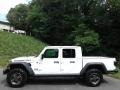 2020 Bright White Jeep Gladiator Rubicon 4x4  photo #1