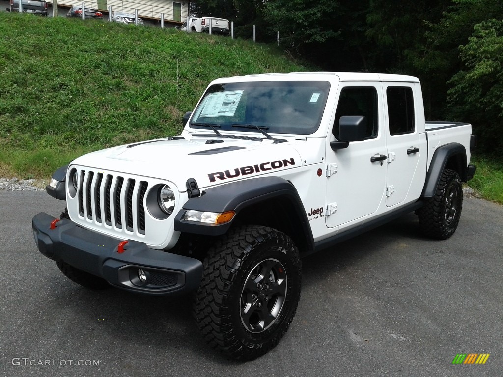 2020 Gladiator Rubicon 4x4 - Bright White / Black photo #2