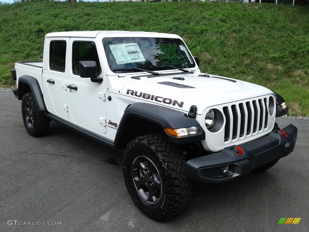 2020 Gladiator Rubicon 4x4 - Bright White / Black photo #4