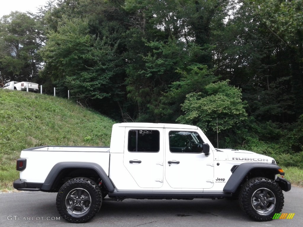 2020 Gladiator Rubicon 4x4 - Bright White / Black photo #5