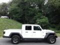 2020 Bright White Jeep Gladiator Rubicon 4x4  photo #5