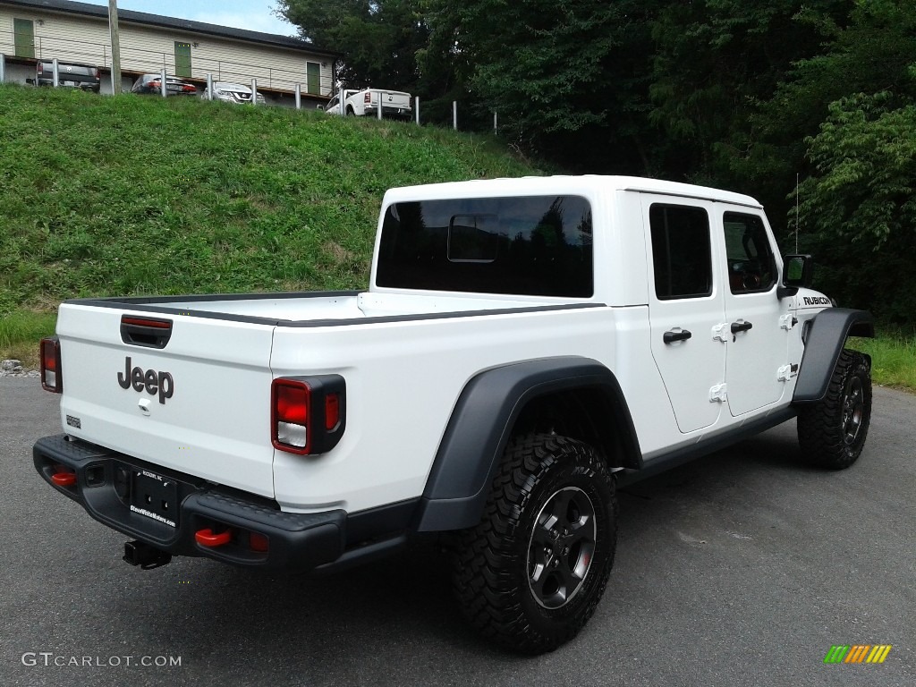 2020 Gladiator Rubicon 4x4 - Bright White / Black photo #6
