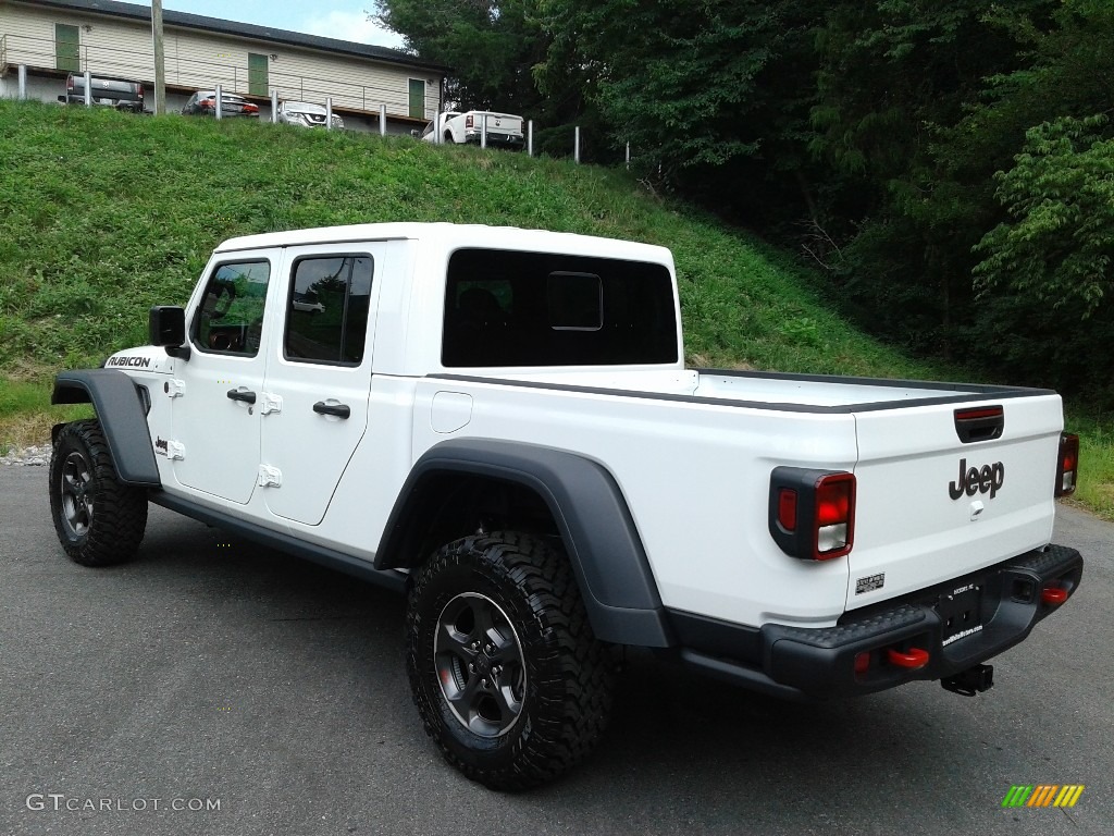 2020 Gladiator Rubicon 4x4 - Bright White / Black photo #9