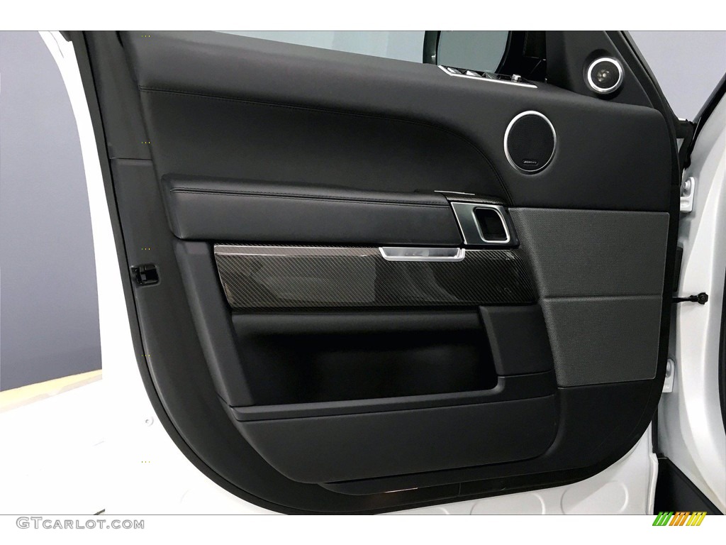 2018 Land Rover Range Rover Sport SVR Ebony Door Panel Photo #138977613