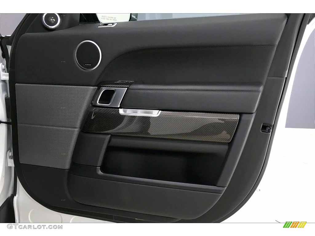 2018 Land Rover Range Rover Sport SVR Ebony Door Panel Photo #138977637