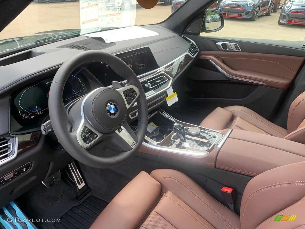 2021 X5 xDrive45e - Carbon Black Metallic / Coffee photo #3