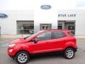 2020 Race Red Ford EcoSport SE 4WD  photo #1