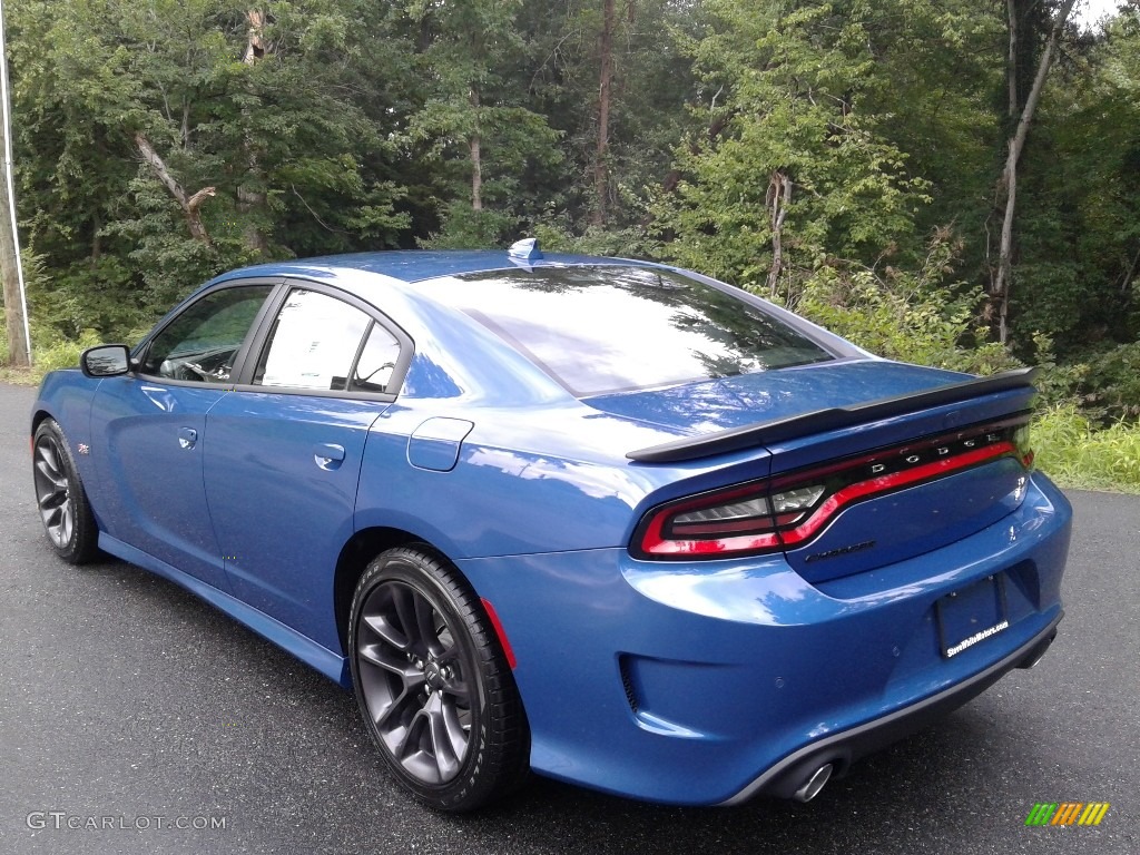 2020 Charger Scat Pack - Frostbite / Black photo #4
