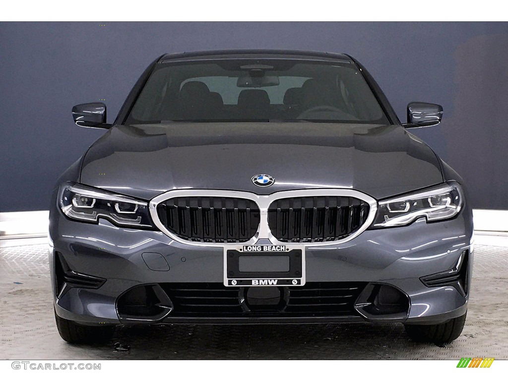 2020 3 Series 330i Sedan - Mineral Grey Metallic / Black photo #2