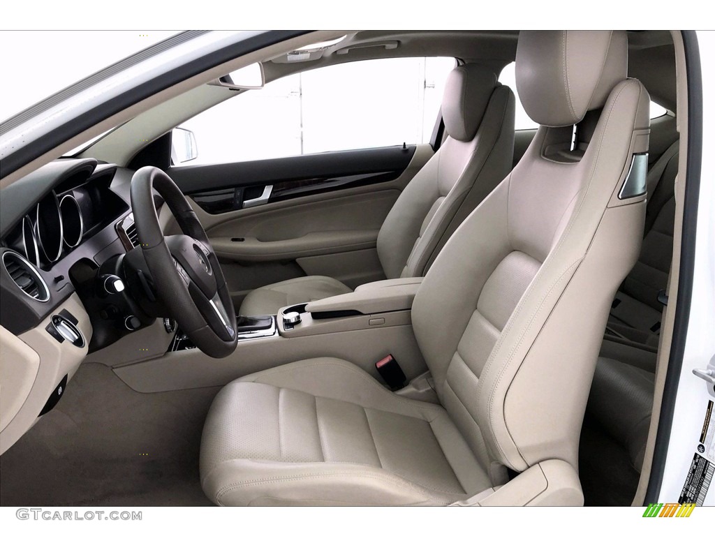 Almond Beige/Mocha Interior 2015 Mercedes-Benz C 250 Coupe Photo #138983442