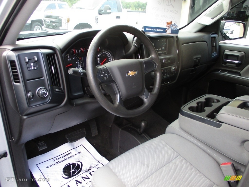 2016 Silverado 1500 WT Double Cab 4x4 - Silver Ice Metallic / Dark Ash/Jet Black photo #6