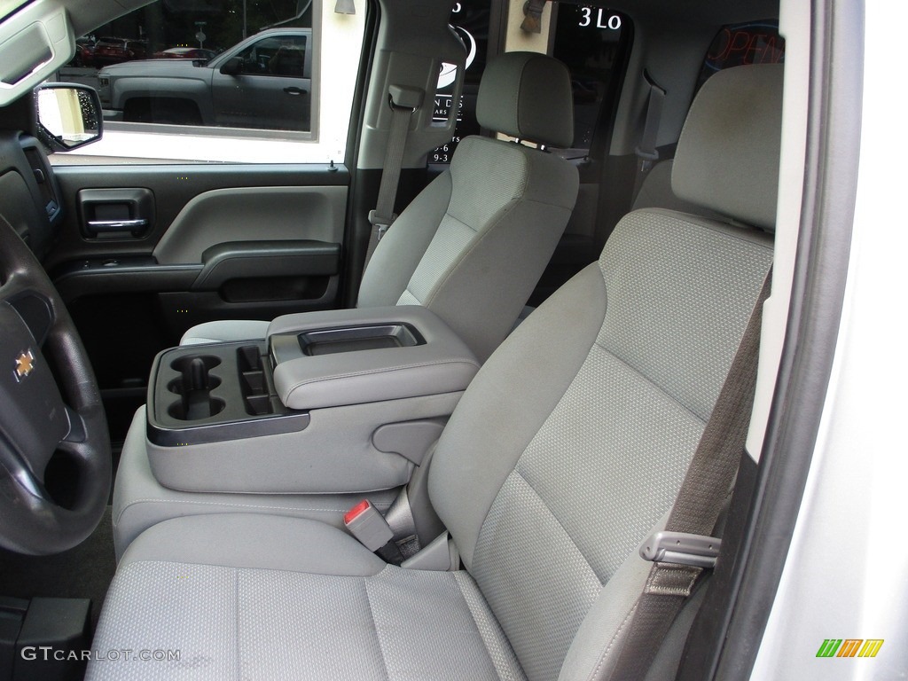 2016 Silverado 1500 WT Double Cab 4x4 - Silver Ice Metallic / Dark Ash/Jet Black photo #7