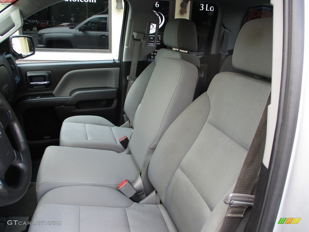 2016 Silverado 1500 WT Double Cab 4x4 - Silver Ice Metallic / Dark Ash/Jet Black photo #8