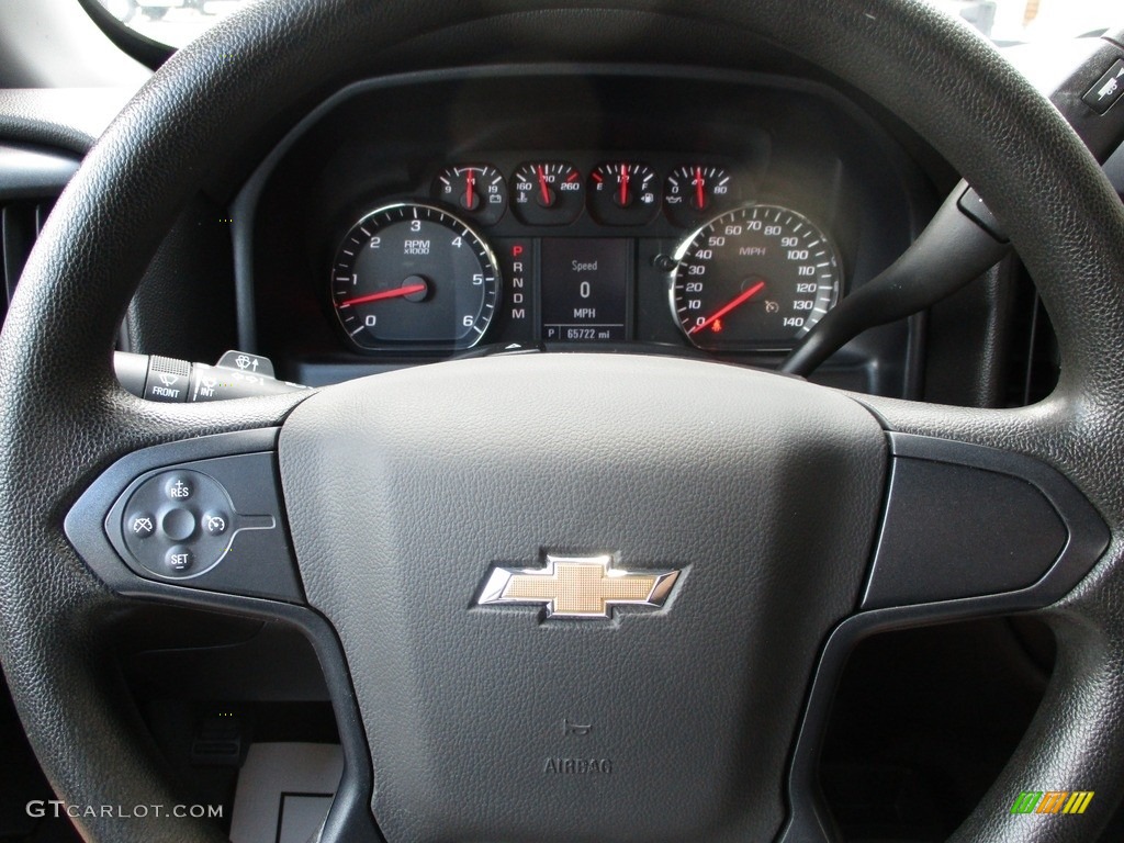 2016 Silverado 1500 WT Double Cab 4x4 - Silver Ice Metallic / Dark Ash/Jet Black photo #13