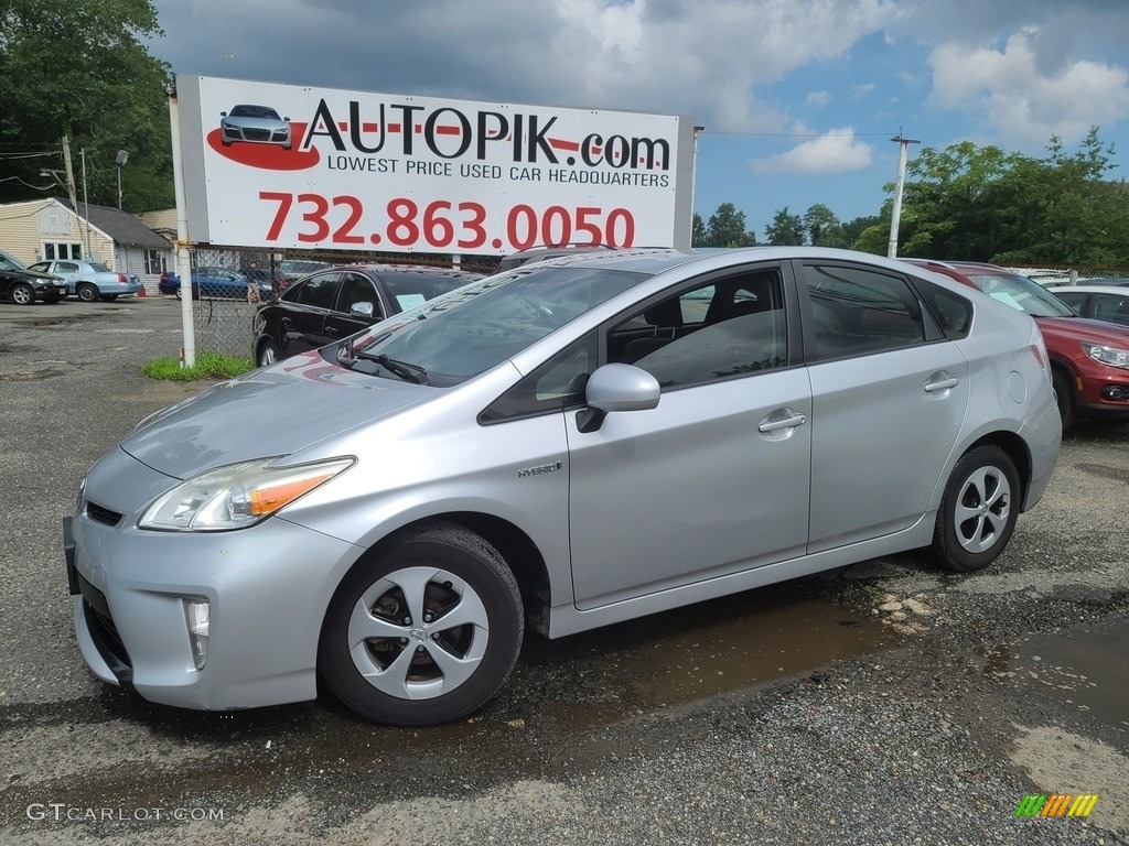 2012 Prius 3rd Gen Five Hybrid - Classic Silver Metallic / Dark Gray photo #1