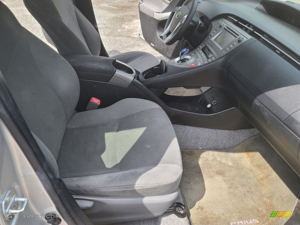 2012 Prius 3rd Gen Five Hybrid - Classic Silver Metallic / Dark Gray photo #13