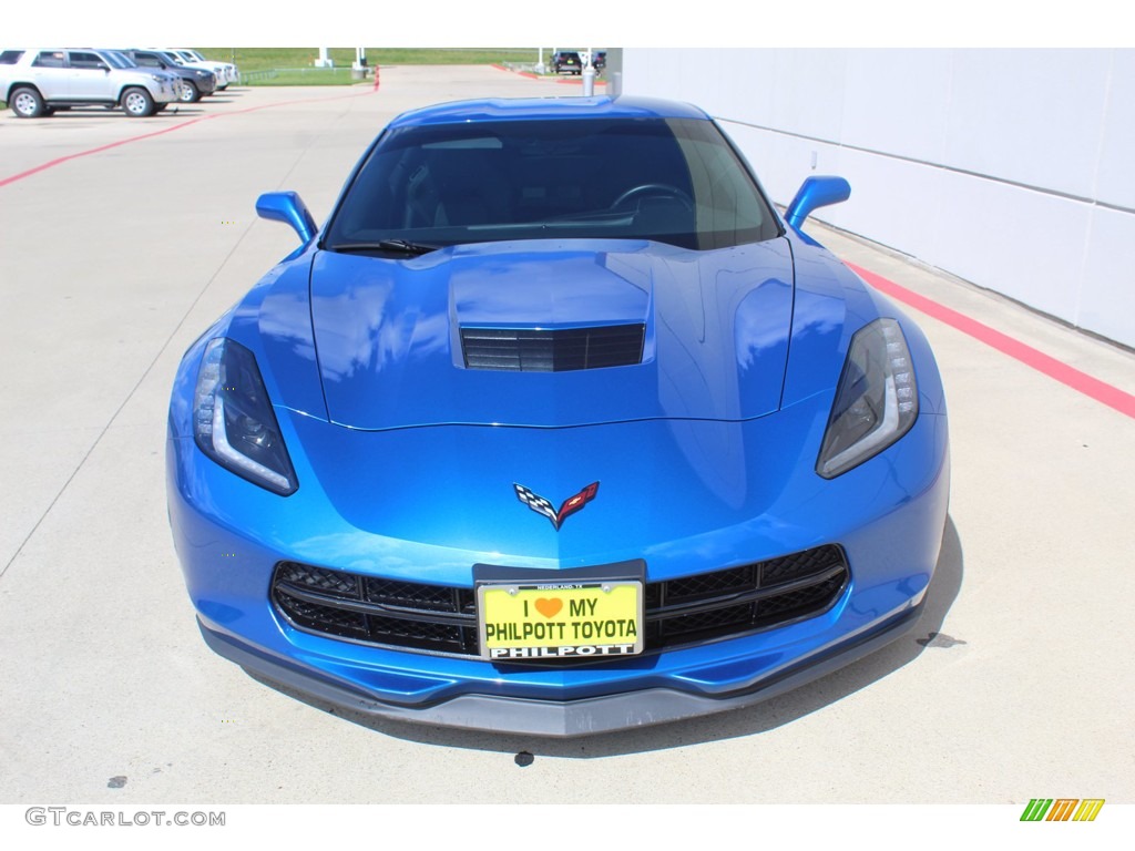 2016 Corvette Stingray Coupe - Laguna Blue Metallic / Jet Black photo #3
