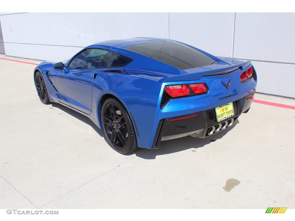 2016 Corvette Stingray Coupe - Laguna Blue Metallic / Jet Black photo #5
