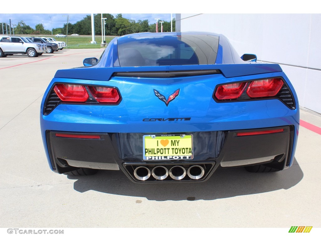 2016 Corvette Stingray Coupe - Laguna Blue Metallic / Jet Black photo #6