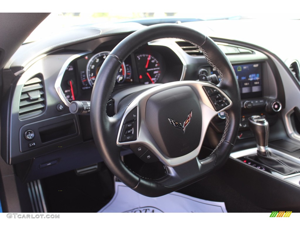 2016 Corvette Stingray Coupe - Laguna Blue Metallic / Jet Black photo #18