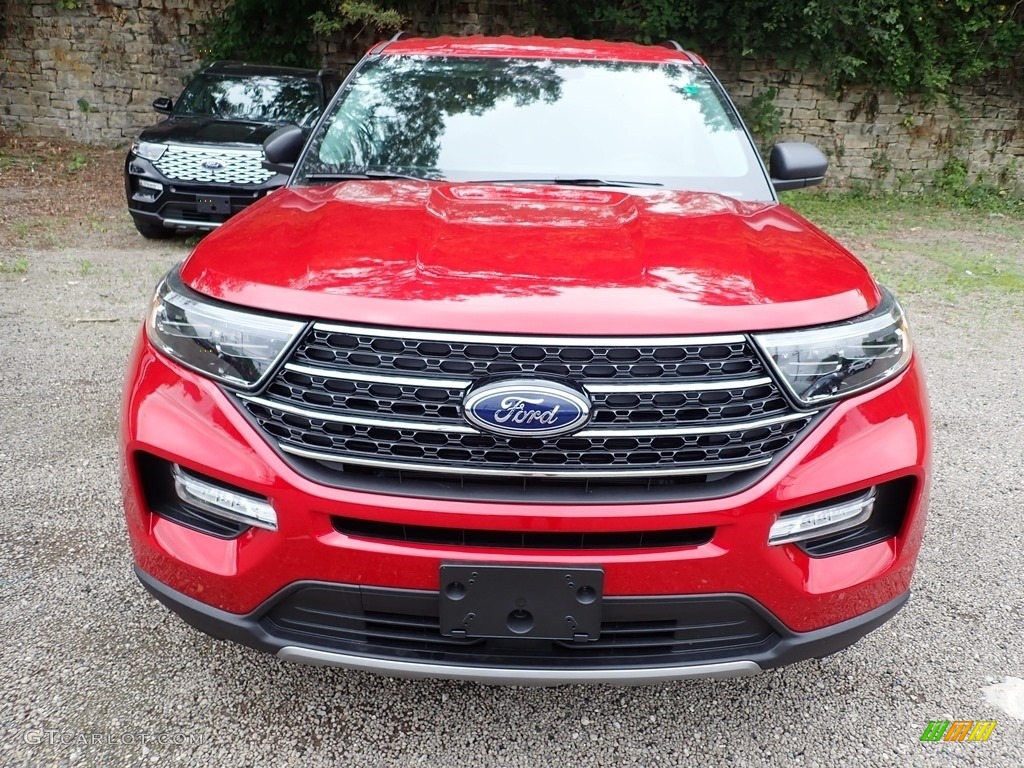 2020 Explorer XLT 4WD - Rapid Red Metallic / Ebony photo #4