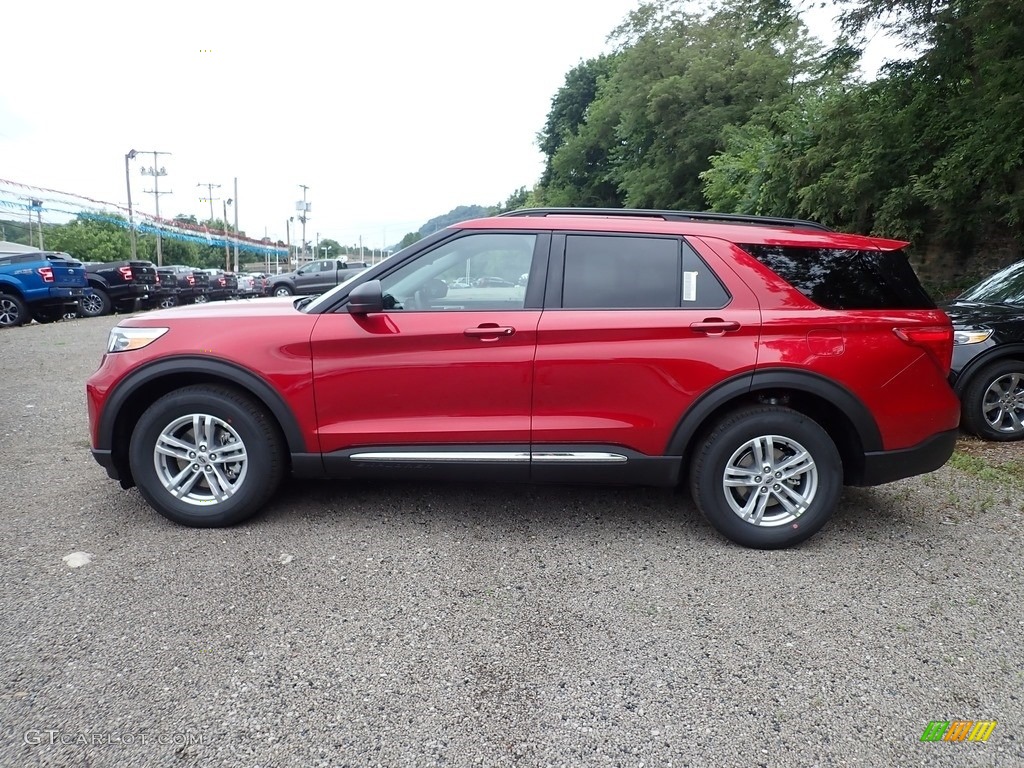 2020 Explorer XLT 4WD - Rapid Red Metallic / Ebony photo #6