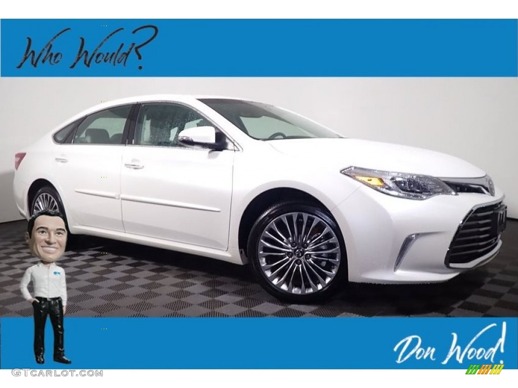 Blizzard White Pearl Toyota Avalon