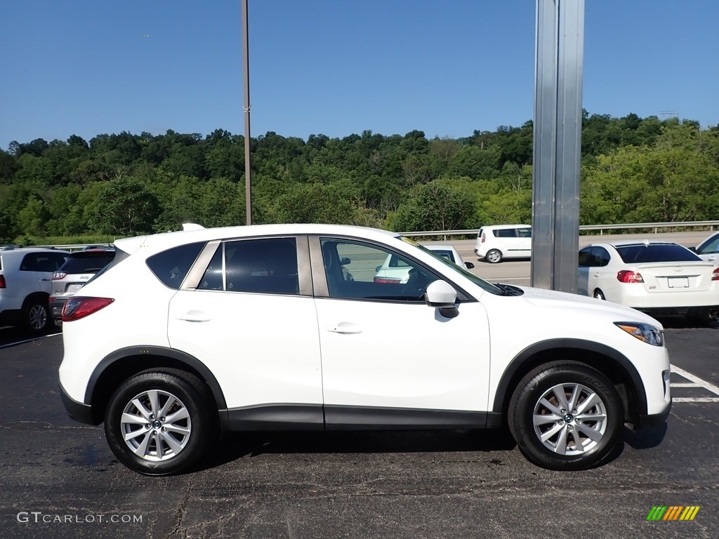 2015 CX-5 Touring AWD - Crystal White Pearl Mica / Sand photo #5