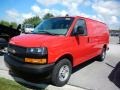 2020 Red Hot Chevrolet Express 2500 Cargo WT  photo #1