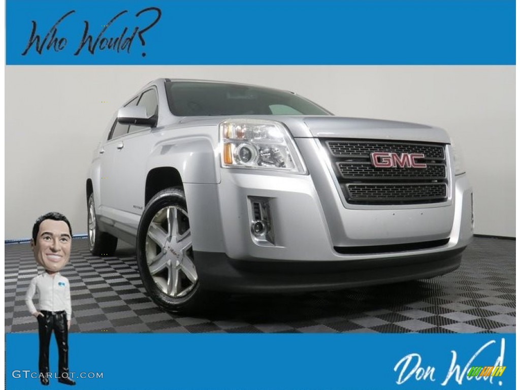 2011 Terrain SLT AWD - Quicksilver Metallic / Jet Black photo #1