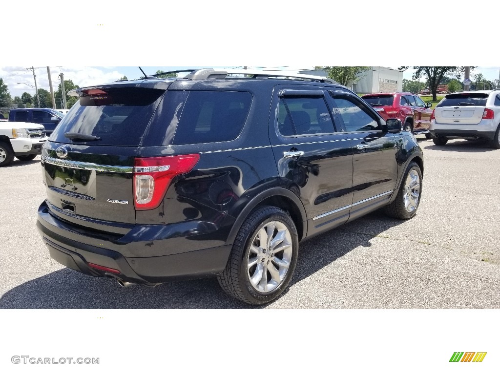 2013 Explorer Limited - Tuxedo Black Metallic / Pecan/Charcoal Black photo #5