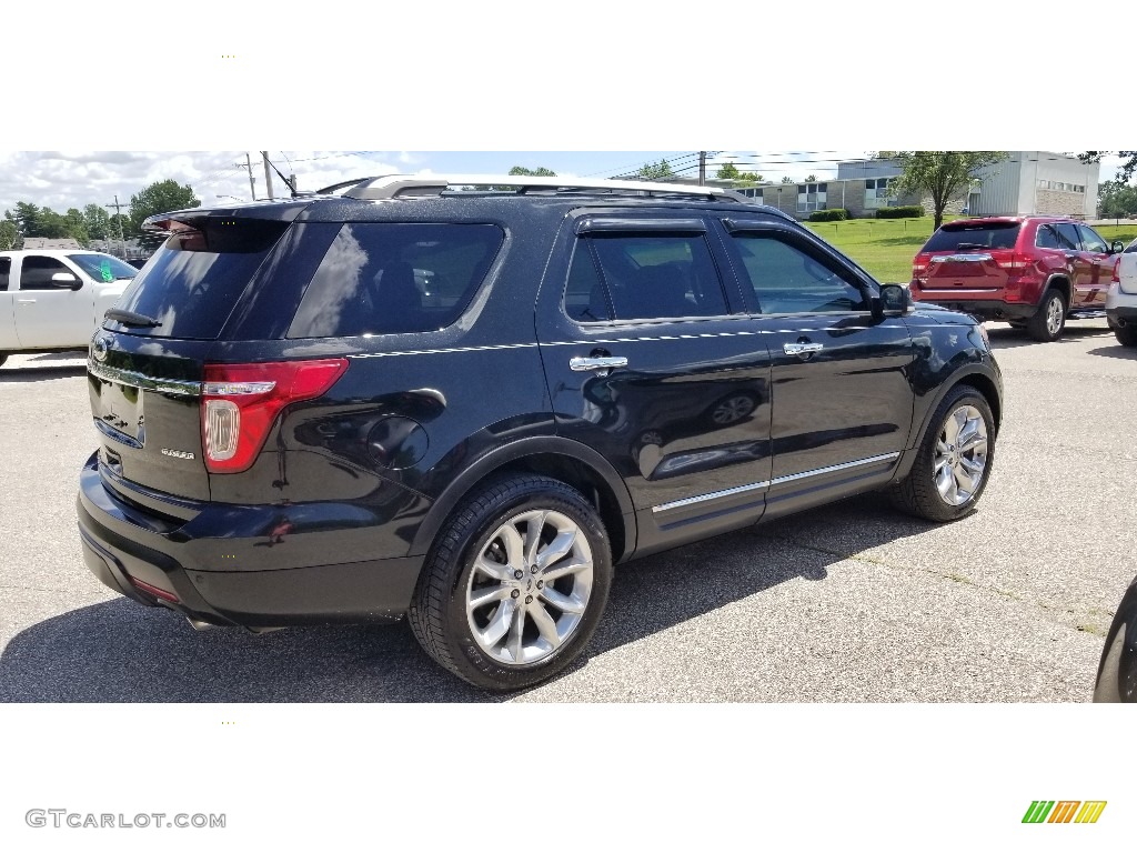 2013 Explorer Limited - Tuxedo Black Metallic / Pecan/Charcoal Black photo #6