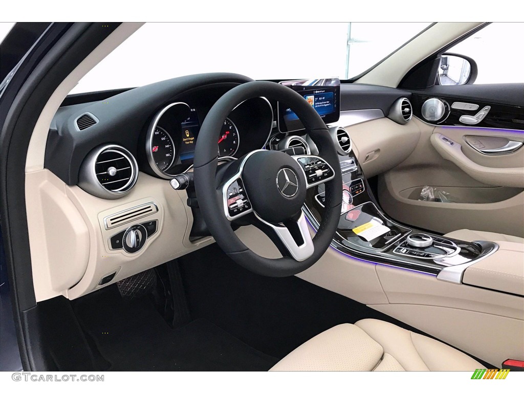 2020 Mercedes-Benz C 300 Sedan Silk Beige/Black Dashboard Photo #138989207