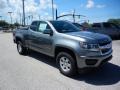 2020 Satin Steel Metallic Chevrolet Colorado WT Extended Cab 4x4  photo #3