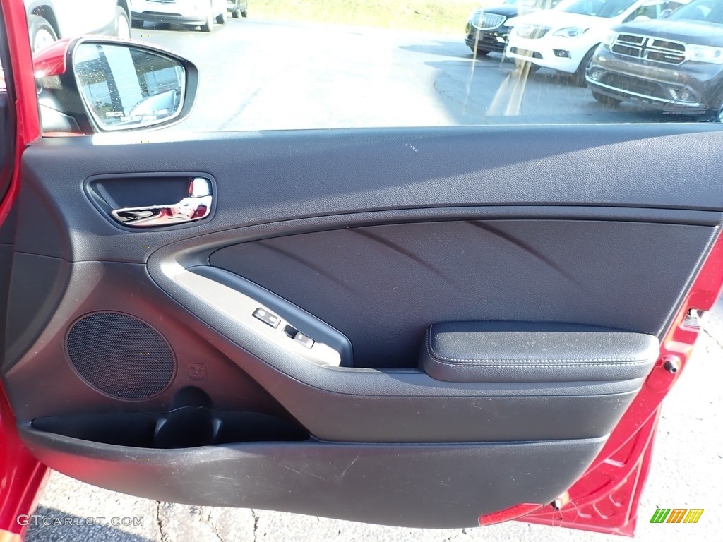 2016 Forte LX Sedan - Crimson Red / Black photo #7