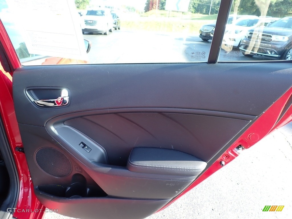 2016 Forte LX Sedan - Crimson Red / Black photo #8