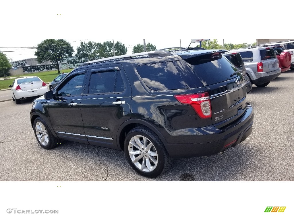 2013 Explorer Limited - Tuxedo Black Metallic / Pecan/Charcoal Black photo #38