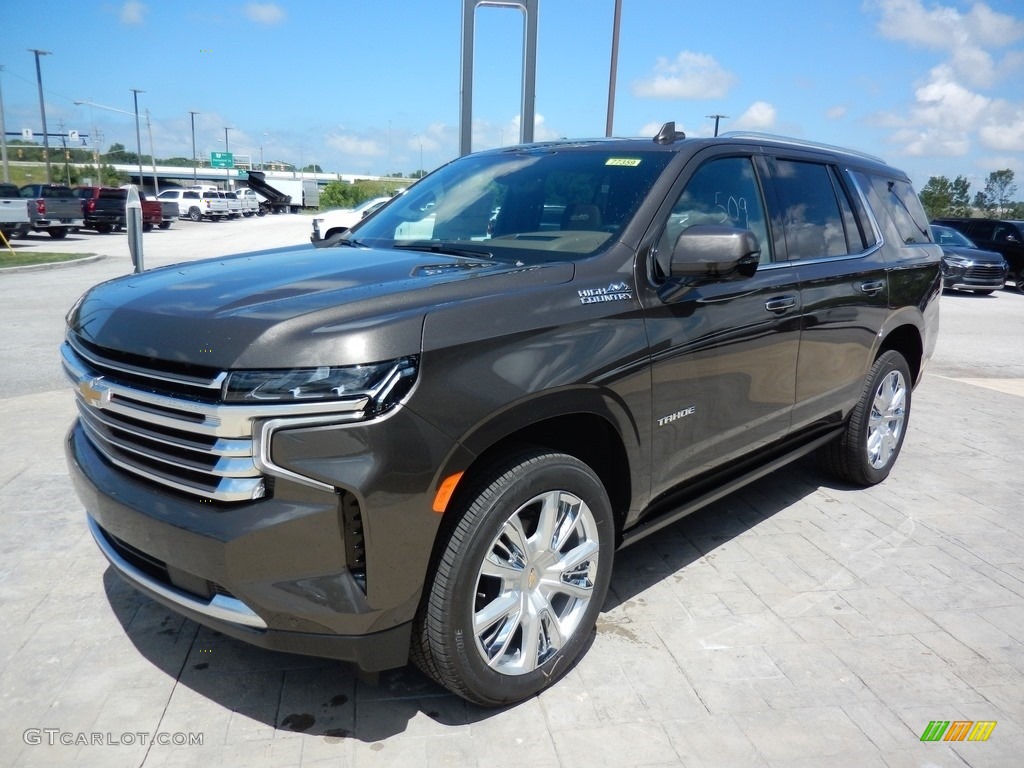 Graywood Metallic 2021 Chevrolet Tahoe High Country 4WD Exterior Photo #138990044
