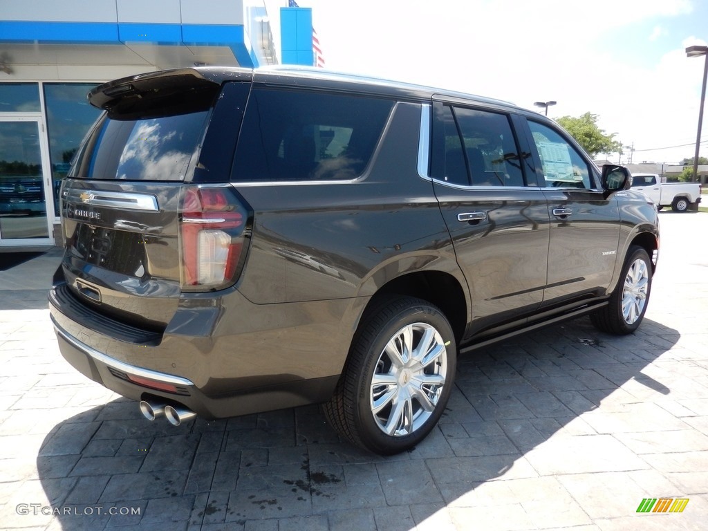 2021 Tahoe High Country 4WD - Graywood Metallic / Jet Black/Mocha photo #4