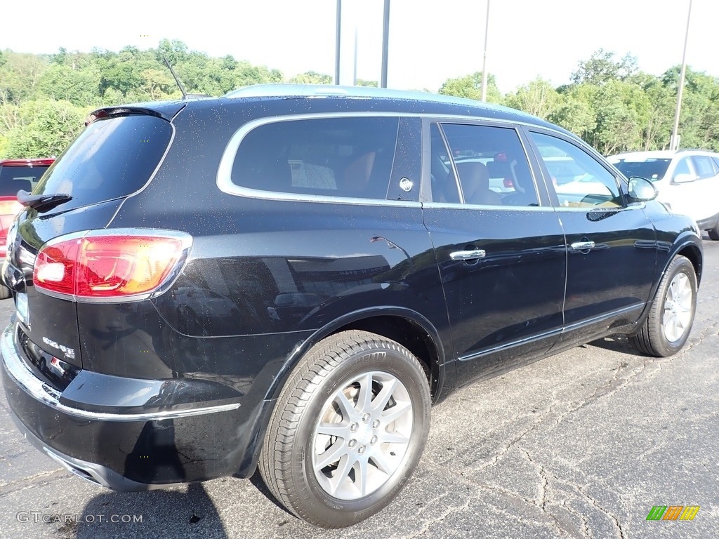 2017 Enclave Leather AWD - Ebony Twilight Metallic / Choccachino photo #8