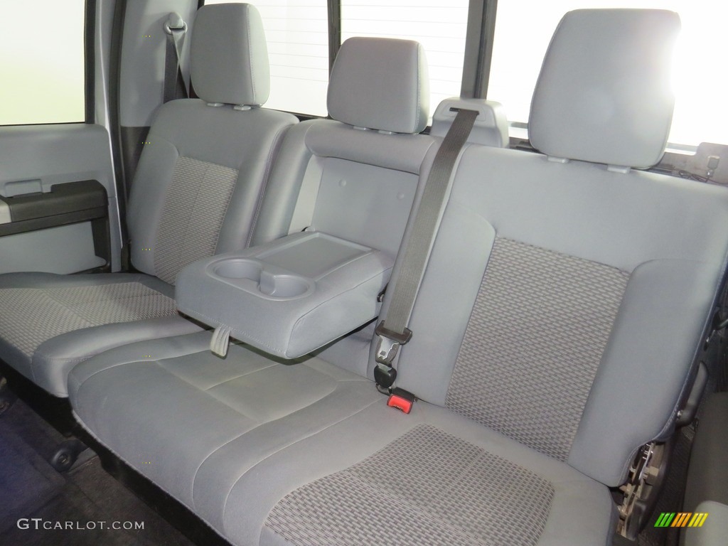 Steel Interior 2016 Ford F450 Super Duty XLT Crew Cab 4x4 Photo #138990368