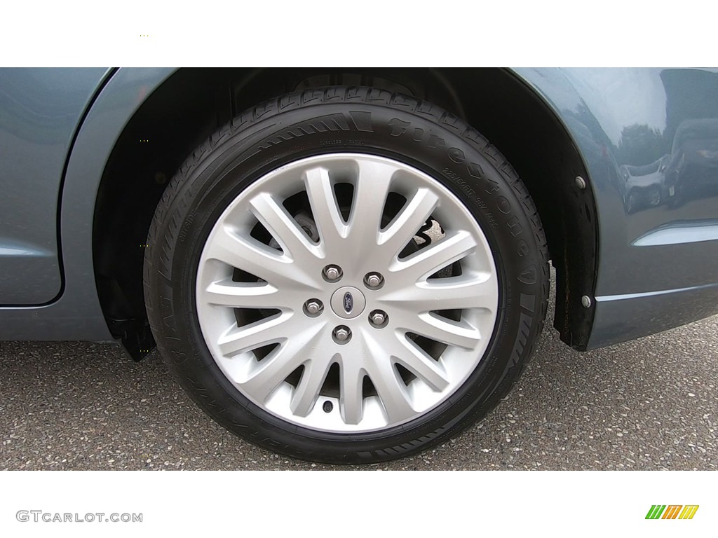 2011 Fusion Hybrid - Steel Blue Metallic / Charcoal Black photo #20