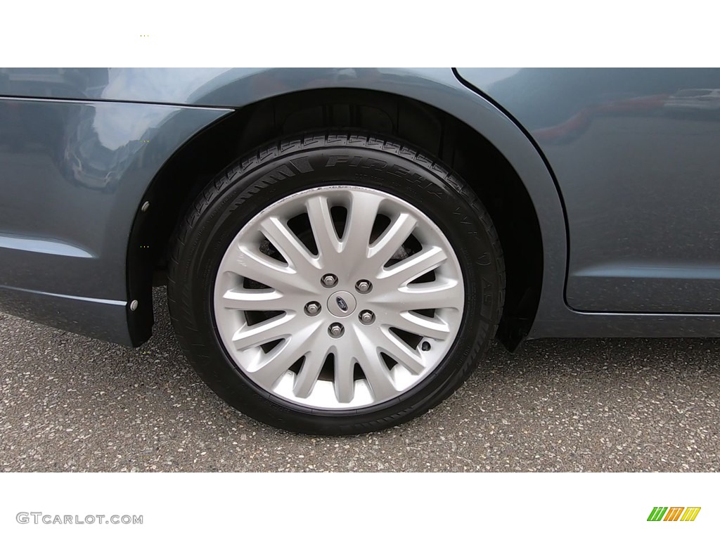 2011 Fusion Hybrid - Steel Blue Metallic / Charcoal Black photo #22