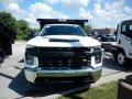 Summit White - Silverado 3500HD Work Truck Crew Cab 4x4 Dump Truck Photo No. 2