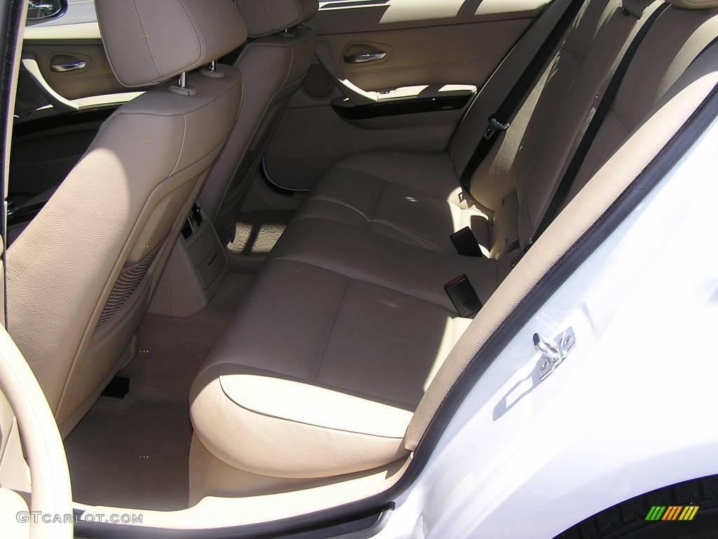 2007 3 Series 335i Sedan - Alpine White / Beige photo #8