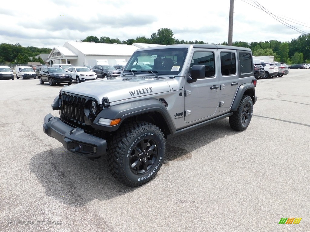 Billet Silver Metallic 2020 Jeep Wrangler Unlimited Willys 4x4 Exterior Photo #138991448